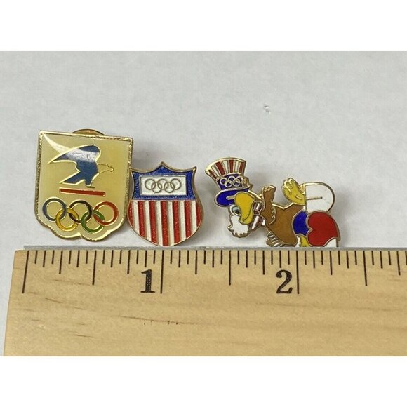 1984 OLYMPIC Sam The Eagle I❤️U USPS & Shield LOT 3 - Picture 3 of 8